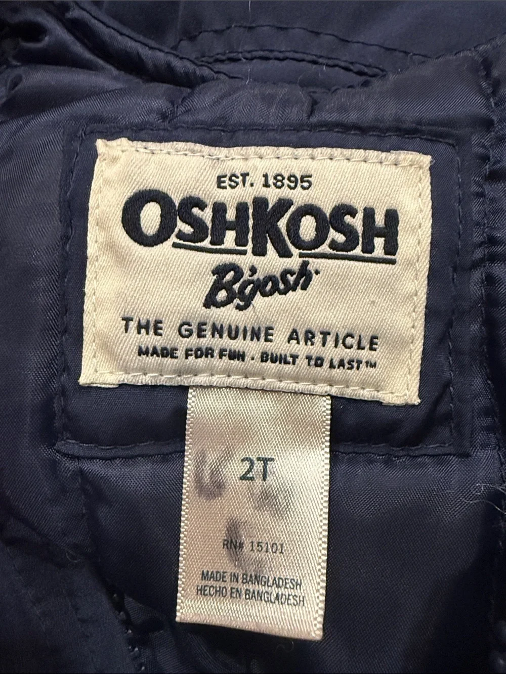 OshKosh B’Gosh girls bib Snowpants size 2T ,